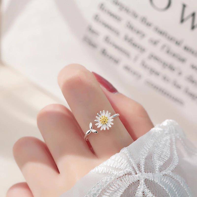 Up to 65% Off Fashion Women Daisy Ring Flower Dainty Cute Engagement Wedding  Jewelry Gift Necklace Rings Earring Jewelry on Clearance 